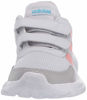 Picture of adidas Unisex-Kid's Tensaur Run C Sneaker, Dash Grey/Glory Pink/Bright Cyan, 2.5 M US Big Kid - Size: 2.5 Little Kid