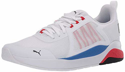 Picture of PUMA unisex adult Anzarun Sneaker, Puma White-puma Black-high Risk Red, 5 US - Size: 5