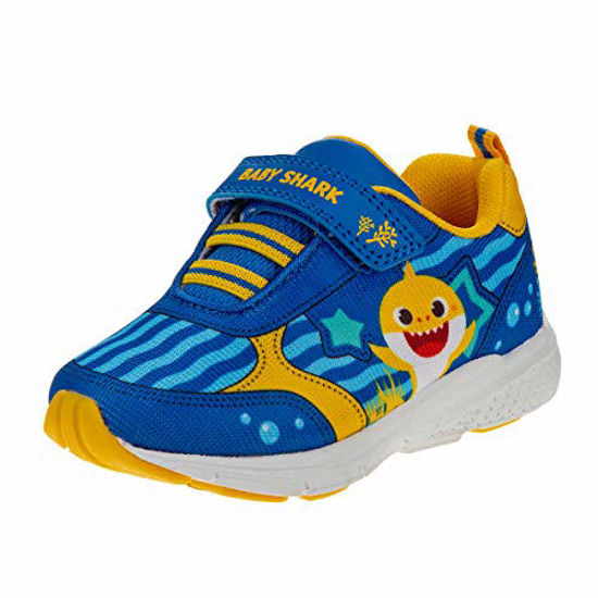 Picture of Nickelodeon Toddler Boys? Baby Shark Shoes - Laceless LED Light Up Sneakers (Toddler), Size 6 Toddler, Baby Shark/Blue - Size: 6 Toddler