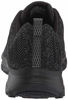 Picture of Skechers Women's Easy Going-Exchange-Engineered Knit Bungee Sneaker, Black/Black, 8 M US - Size: 8