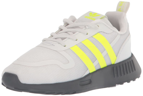 Picture of adidas Originals Multix Sneaker, Crystal White/Solar Yellow/Grey Five, 6.5 US Unisex Big Kid - Size: 6.5 Big Kid