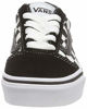 Picture of Vans Unisex Kids' Ward Suede/Canvas Low-Top Sneakers, (Checker) Black/True White Pvj, 10 UK Child - Size: 11 Little Kid