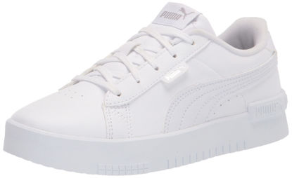 Picture of PUMA Jada Sneaker, White White Silver, 1 US Unisex Little Kid - Size: 1 Little Kid