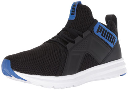 Picture of PUMA Men's Enzo Weave Sneaker, Black Strong Blue, 8.5 M US - Size: 8.5