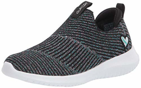 Picture of Skechers girls Sport - Ultra Flex Glitz Blitz 302256l (Little Kid/Big Kid) Sneaker, Black/Multi, 11.5 Little Kid US - Size: 11.5 Little Kid