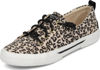 Picture of Sperry Women's Pier Wave Lace to Toe Sneaker, Animal Print, 11 - Size: 11