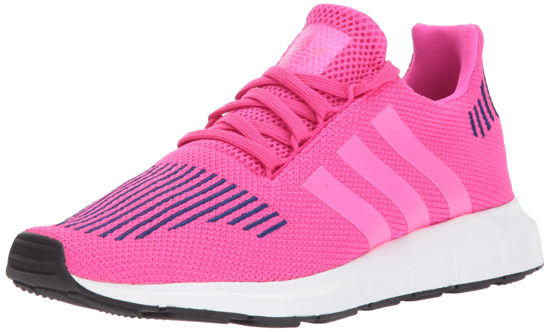 Picture of adidas Originals Girls' Swift J Running Shoe, Shock Pink/Utility POP/White, 6 Medium US Big Kid - Size: 6 M US Big Kid