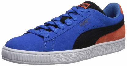 Picture of PUMA Men's Suede Classic Sneaker strong BLUE-FIRECRAC 9.5 M US - Size: 9.5