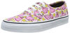 Picture of Vans Authentic Nintendo Princess Peach Ankle-High Canvas Skateboarding Shoe - 8M / 6.5M - Size: 8 Women/6.5 Men