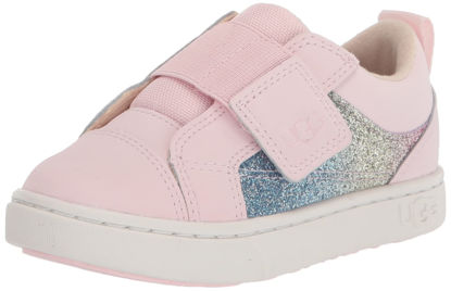 Picture of UGG Unisex-Child T RENNON Low Sneaker, Seashell Pink Rainbow Glitter, 6 Toddler - Size: 6 Toddler