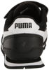 Picture of PUMA ST Runner Hook and Loop Sneaker, Black/White, 11 US Unisex Little Kid - Size: 11 Little Kid