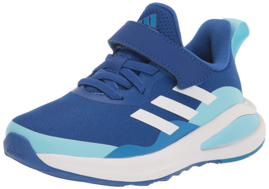 Picture of adidas Fortarun Running Shoe, Team Royal Blue/FTWR White/Bliss Blue (Elastic), 10.5 US Unisex Little Kid - Size: 10.5 Little Kid