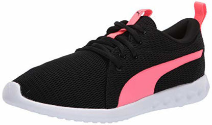 Picture of PUMA womens Carson 2 Sneaker, Puma Black-nite Pink, 9 US - Size: 9