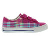 Picture of Polo Ralph Lauren Easten Ii Ez Girls Shoes Size 13, Color: Sport Pink/Madras PLD - Size: 13 Big Kid