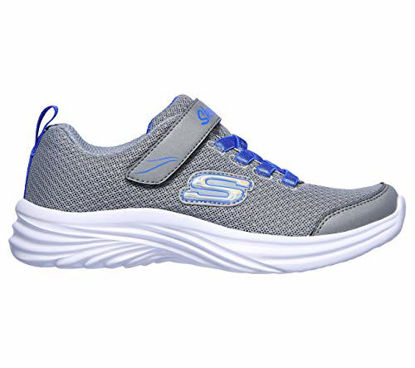 Picture of Skechers Kids Sport, Light Weight, Girls Machine Washable Sneaker, Grey/Blue, 2 Little Kid - Size: 2 Little Kid