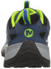 Picture of Merrell Moab Fst Low Waterproof Sneaker (Little Kid/Big Kid), Navy/Blue, 1 Medium US Little Kid - Size: 1 Little Kid