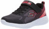 Picture of Skechers Kids Boys' GO Run 600-BAXTUX Sneaker, Black/Red, 10.5 Medium US Little Kid - Size: 10.5 Little Kid