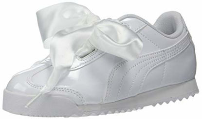 Picture of PUMA Baby Roma Heart Patent Sneaker, White, 8 M US Toddler - Size: 8 Toddler