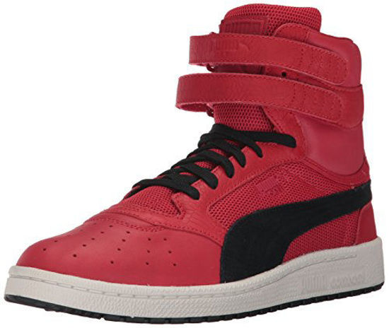 Picture of PUMA Men's Sky II Hi Color Blocked Lthr Sneaker, Toreador Black, 10 M US - Size: 10