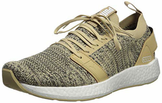 Picture of PUMA Men's NRGY Neko Knit Sneaker, taos Taupe White, 14 M US - Size: 14