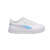 Picture of PUMA Carina Holo Little Kids Shoes in White/Silver, Size 2.5 - Size: 2.5 Little Kid