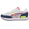 Picture of PUMA Girl's Future Rider Twofold (Big Kid) Puma White/Dark Denim/Prism Pink 4 Big Kid M - Size: 4 Big Kid