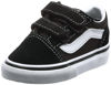 Picture of Vans Girls Old Skool V Active, Black, 7 M US Toddler - Size: 7 Infant