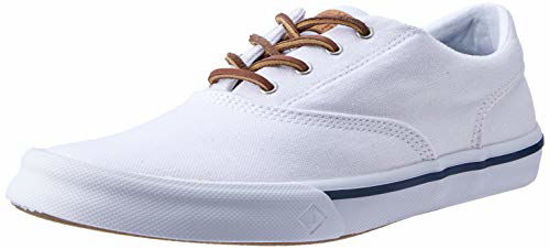 Picture of Sperry Men's Striper II Cvo Sneaker, White, 12 Wide - Size: 12 Wide