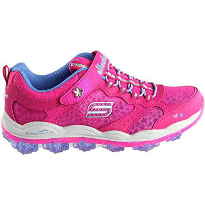 Picture of Skechers Kids Skech Air Stardust Sneaker (Little Kid/Big Kid),Stardust Neon Pink/Periwinkle, - Size: 2 M US Little Kid