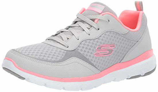 Picture of Skechers Women's Flex Appeal 3.0-GO Forward Sneaker, LGHP, 9 W US - Size: 9 Wide