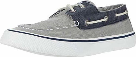 Picture of Sperry Men's Bahama II Boat Shoe, SW Grey/Navy, 8 M US - Size: 8