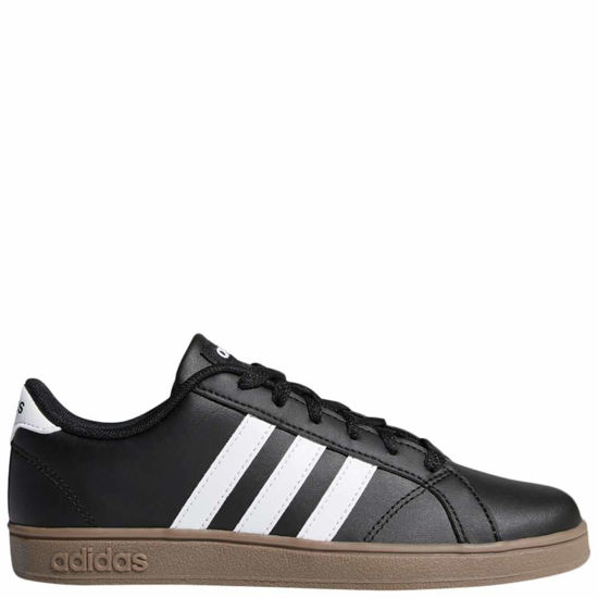 Picture of adidas Unisex-Kids Baseline Sneaker, Black/White/Gum, 4 M US Big Kid - Size: 4 Big Kid