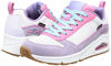 Picture of Skechers Women's Street Uno Sneaker, White/Purple/Pink, 6.5 - Size: 6.5