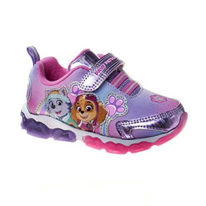 Picture of Nickelodeon Girls Light Up Sneakers Toddler-Little Kid, Pink Lilac (6 Medium Toddler) - Size: 6 Toddler