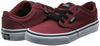 Picture of Vans Kids Atwood (Canvas) Oxblood/Black Skate Shoe 12 Kids US - Size: 29 M EU