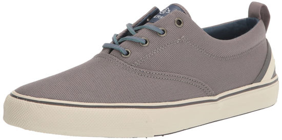 Picture of Sperry Men's Striper II CVO SEACYCLED Sneaker, Grey Nylon, 12 - Size: 12