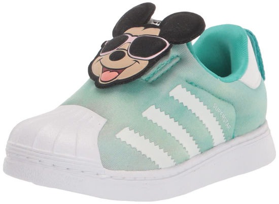 Picture of adidas Originals Kids Superstar 360 Sneaker, Semi Mint Rush/Core Black/FTWR White, 9 US Unisex Toddler - Size: 9 Toddler