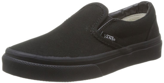 Picture of Vans Unisex-Child Classic Slip-ON-K, Black, 6.5 M US Toddler - Size: 6.5 Toddler