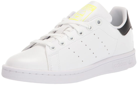 Picture of adidas Originals Men's Stan Smith Sneaker, White/Black/Solar Yellow, 14 - Size: 14