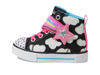 Picture of Skechers Kids Girls Toes Twinkle Sparks-Shooting Sta Sneaker, Black/Multi, 13 Little Kid - Size: 13 Little Kid