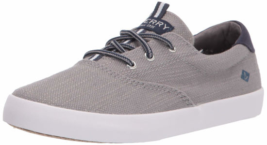 Picture of Sperry unisex child Spinnaker Washable Sneaker, Grey, 7 Big Kid US - Size: 7 Big Kid