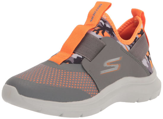 Picture of Skechers Kids Boy's Skech Fast Sneaker Charge, Charcoal/Orange, 3 Little Kid - Size: 3 Little Kid