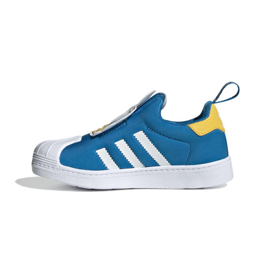 Picture of adidas Originals Kids Superstar 360 Sneaker, White/Blue/White, 8 US Unisex Toddler - Size: 8 Toddler