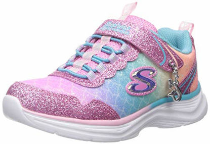 Picture of Skechers Kids Girls' Glimmer Kicks-SEA Sparkle Sneaker, Light Pink/Multi, 12.5 Medium US Little Kid - Size: 12.5 Little Kid