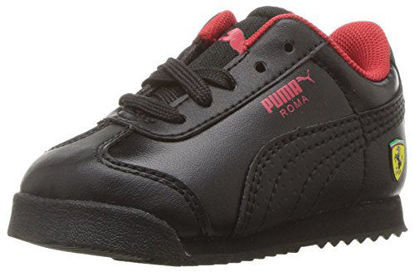 Picture of PUMA Baby Scuderia Ferrari Roma Sneaker, Black Black, 4 M US Toddler - Size: 4 Toddler