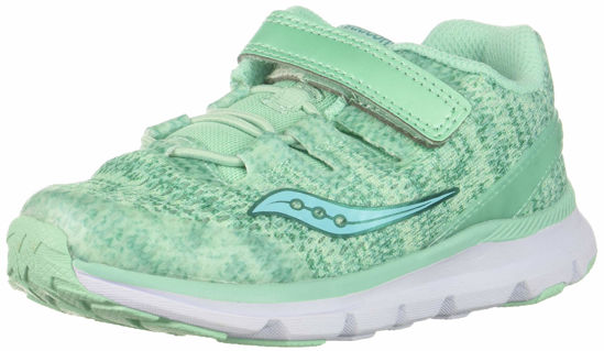 Picture of Saucony Girls' Baby Freedom ISO Sneaker, Aqua, 11 Wide US Little Kid - Size: 11 Wide Little Kid