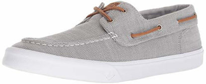 Picture of Sperry Mens Bahama II Boat Washed Sneaker, Grey, 8.5 - Size: 8.5