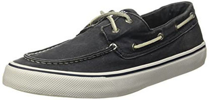 Picture of Sperry Mens Bahama II Boat Washed Sneaker, Navy, 8.5 - Size: 8.5