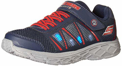 Picture of Skechers boys Lighted, Lighs, Lighted, Sport Lighted Sneaker, Navy/Red, 12 Little Kid US - Size: 12 Little Kid