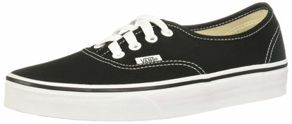 Picture of Vans Authentic Skate Shoes Black/Black 13.5 Women/12 Men - Size: 13.5 Women/12 Men